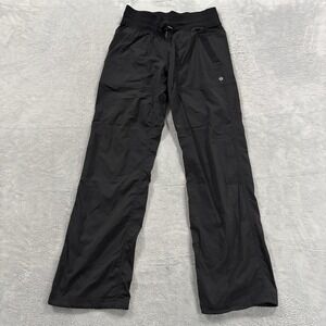 Lululemon Jogger Pants Women's 6 Dance Studio Drawstring Straight Leg Black